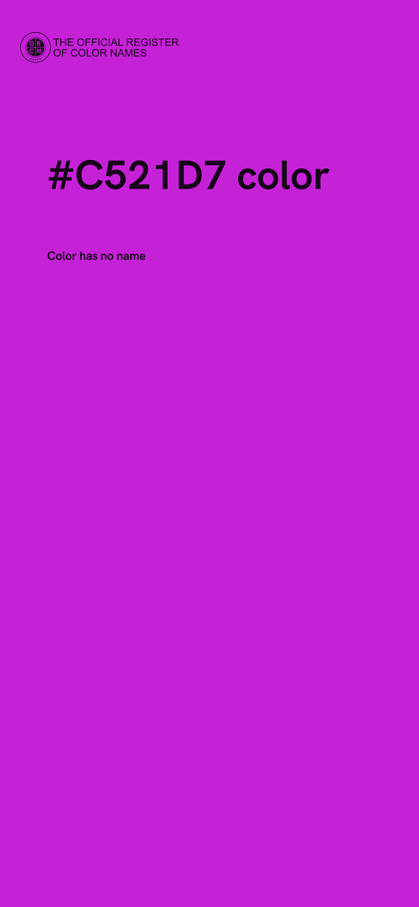 #C521D7 color image