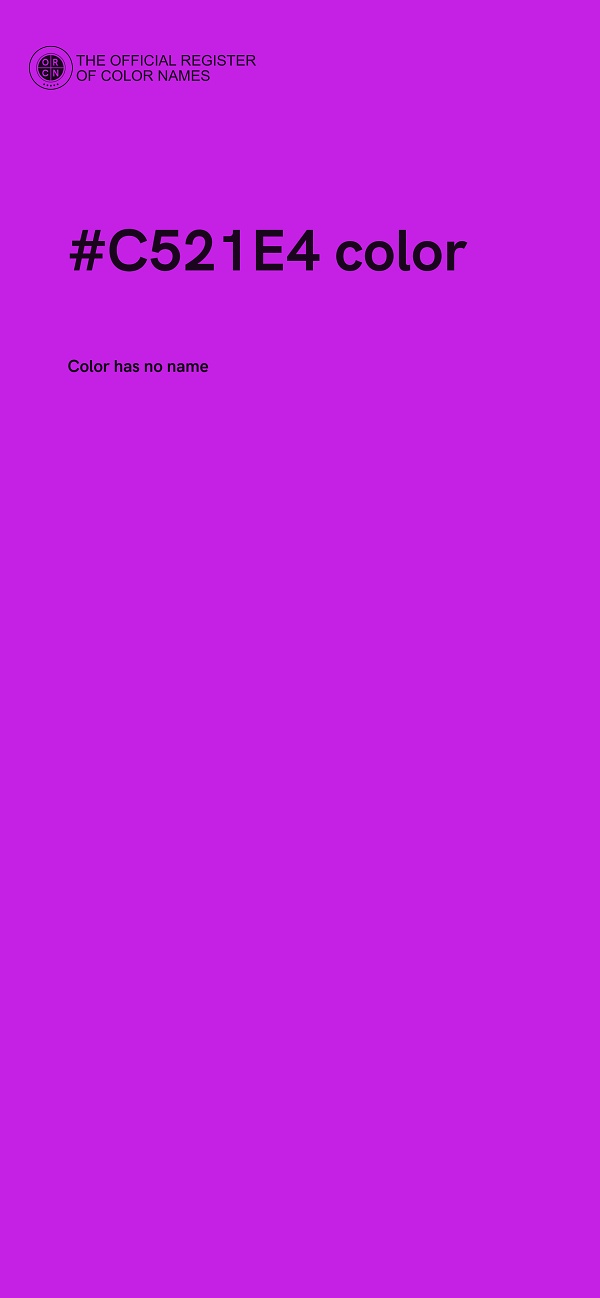 #C521E4 color image