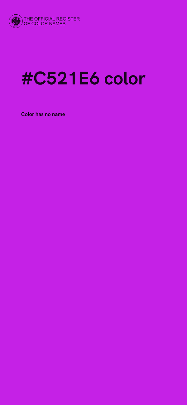 #C521E6 color image