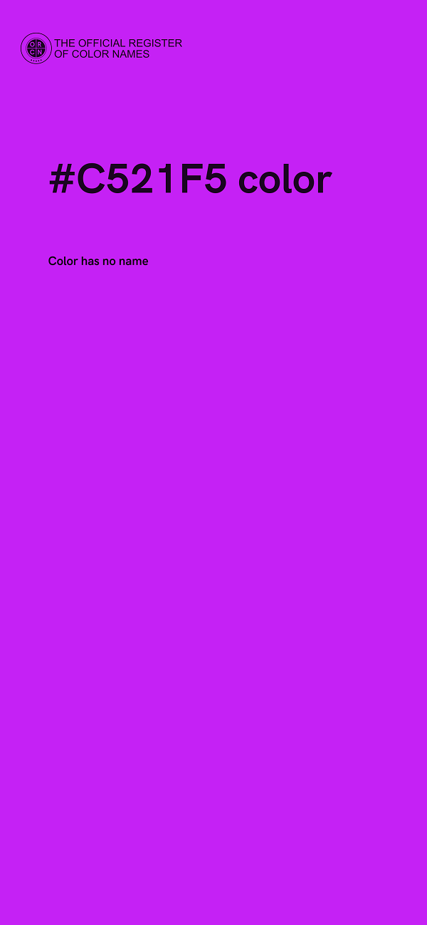 #C521F5 color image