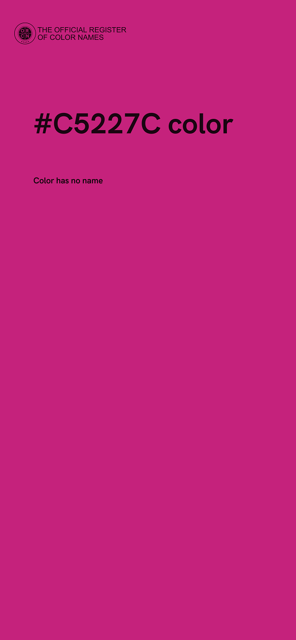 #C5227C color image