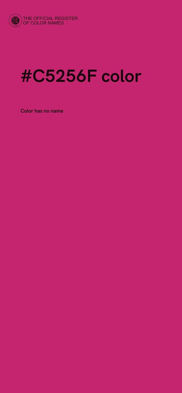#C5256F color image