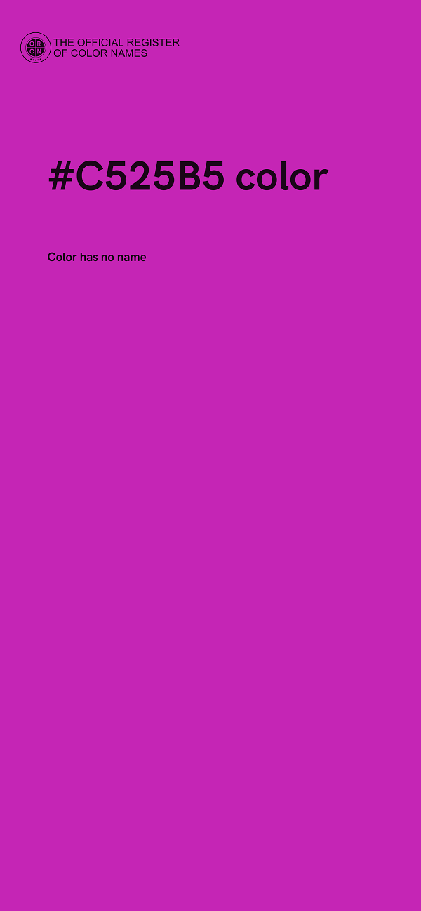 #C525B5 color image
