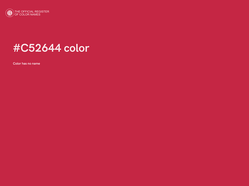 #C52644 color image