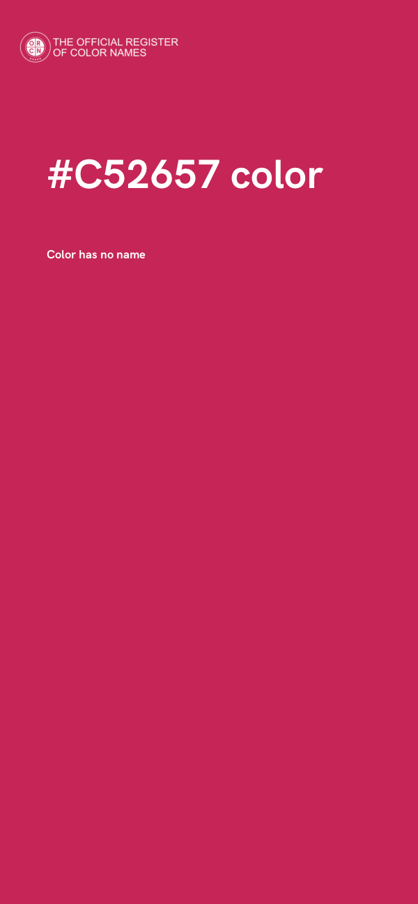 #C52657 color image