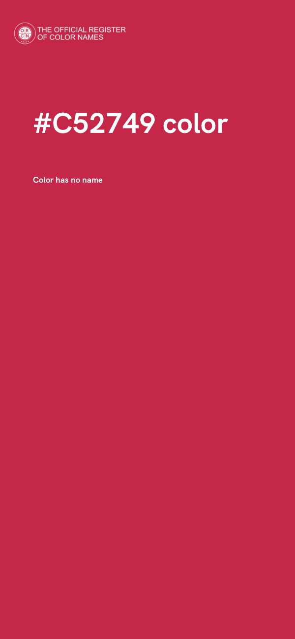 #C52749 color image