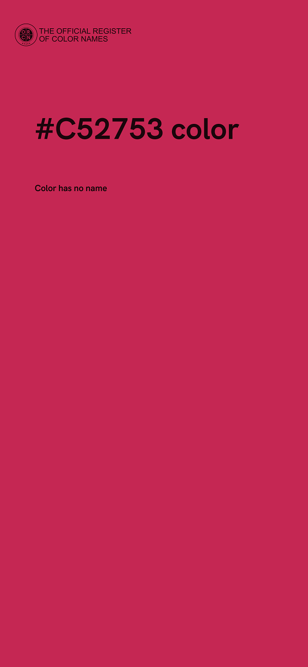 #C52753 color image
