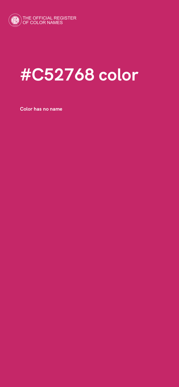 #C52768 color image