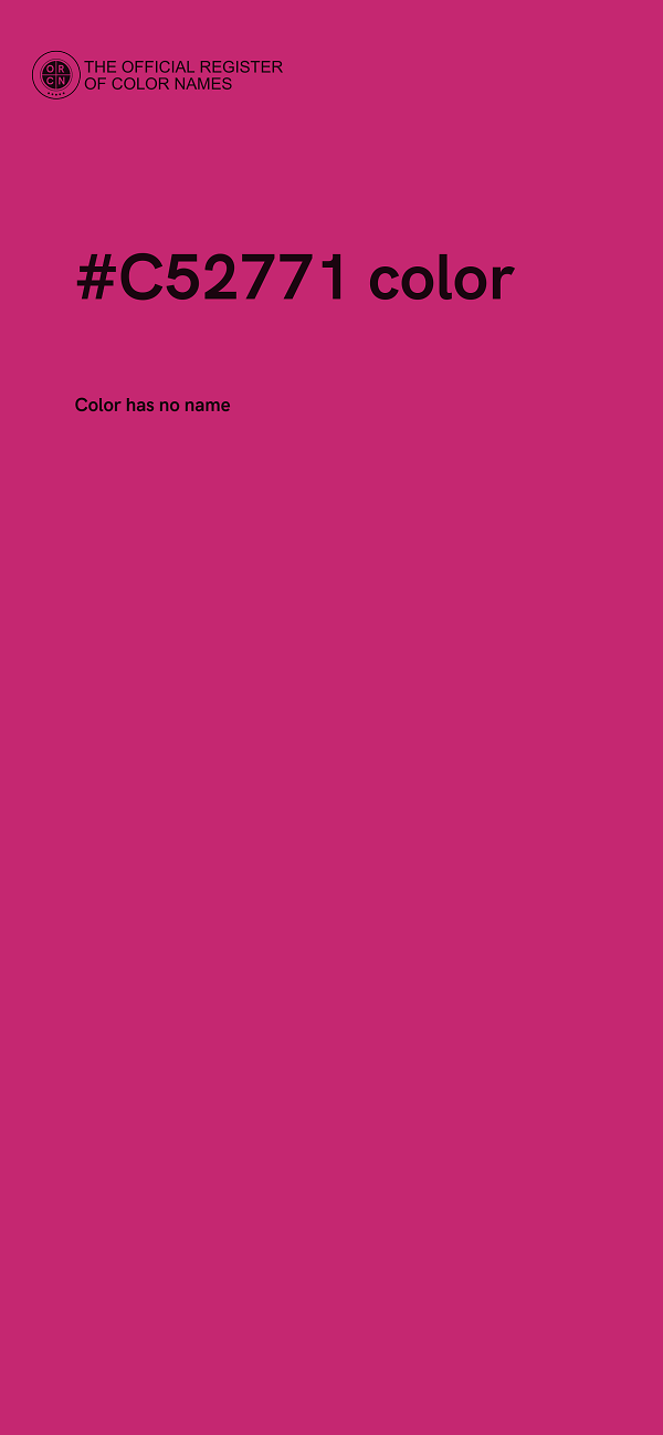 #C52771 color image