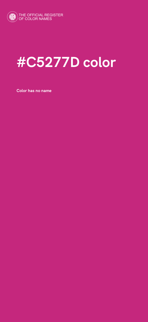 #C5277D color image