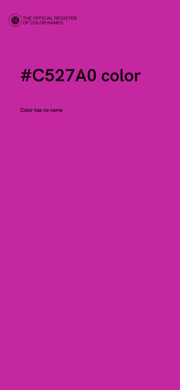 #C527A0 color image