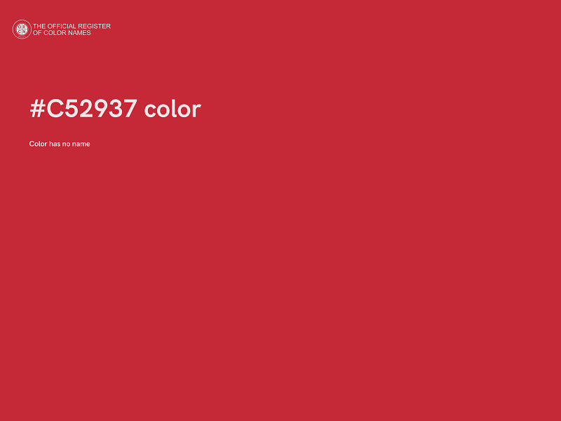 #C52937 color image
