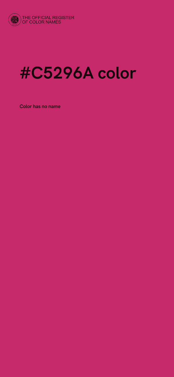 #C5296A color image