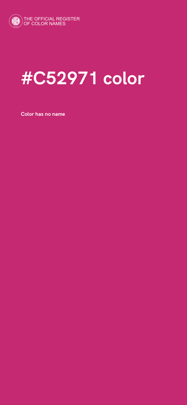 #C52971 color image