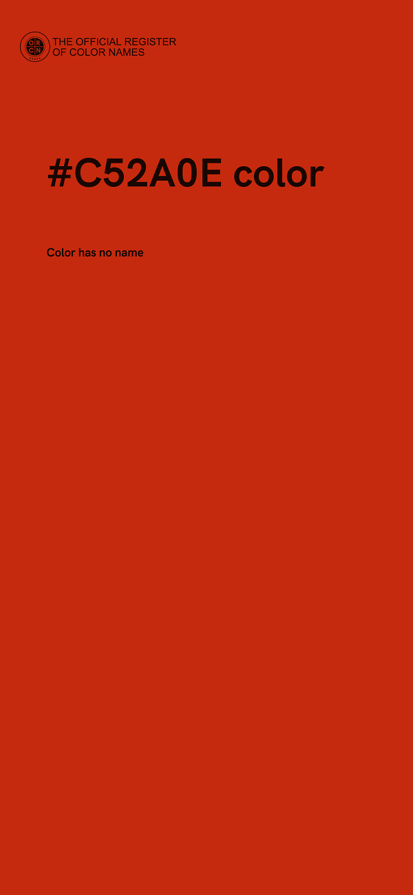 #C52A0E color image