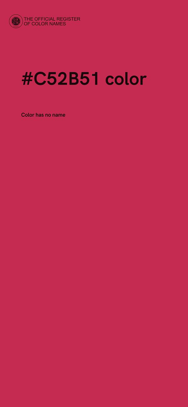 #C52B51 color image