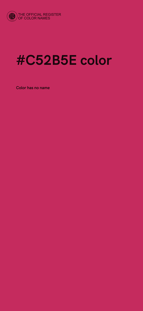 #C52B5E color image
