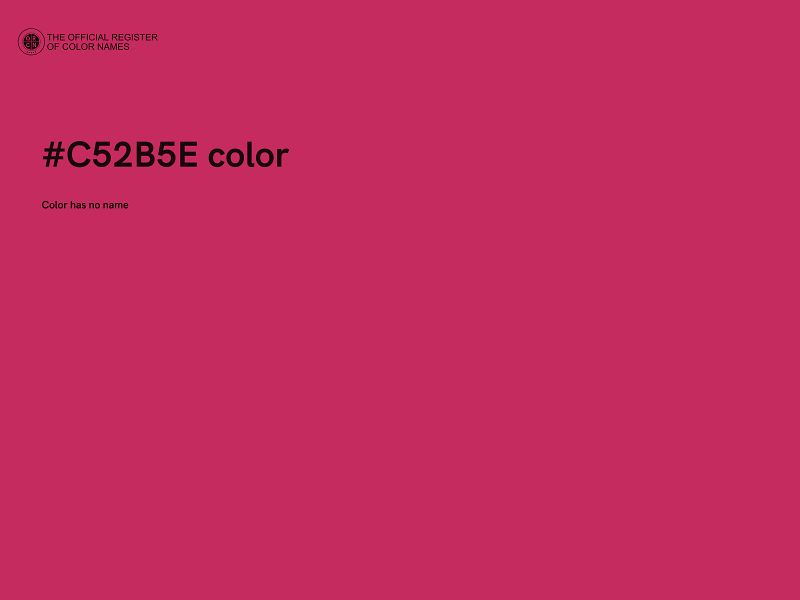 #C52B5E color image
