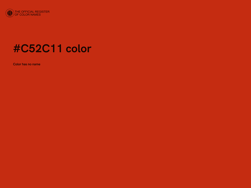 #C52C11 color image