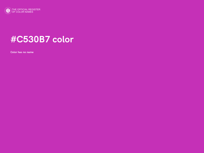 #C530B7 color image