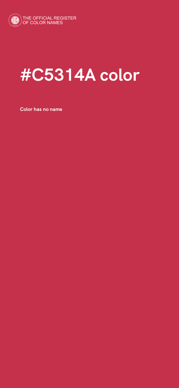 #C5314A color image