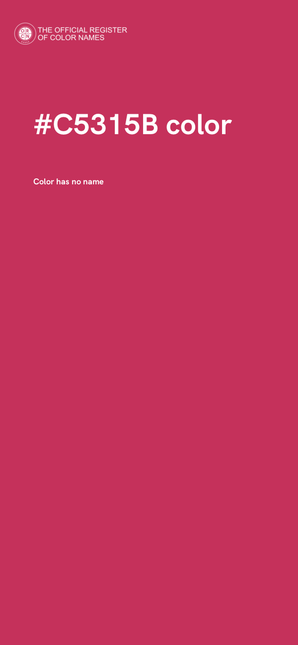 #C5315B color image