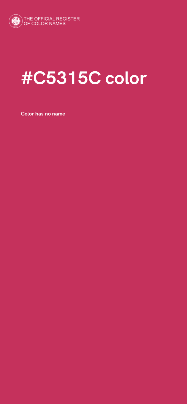 #C5315C color image