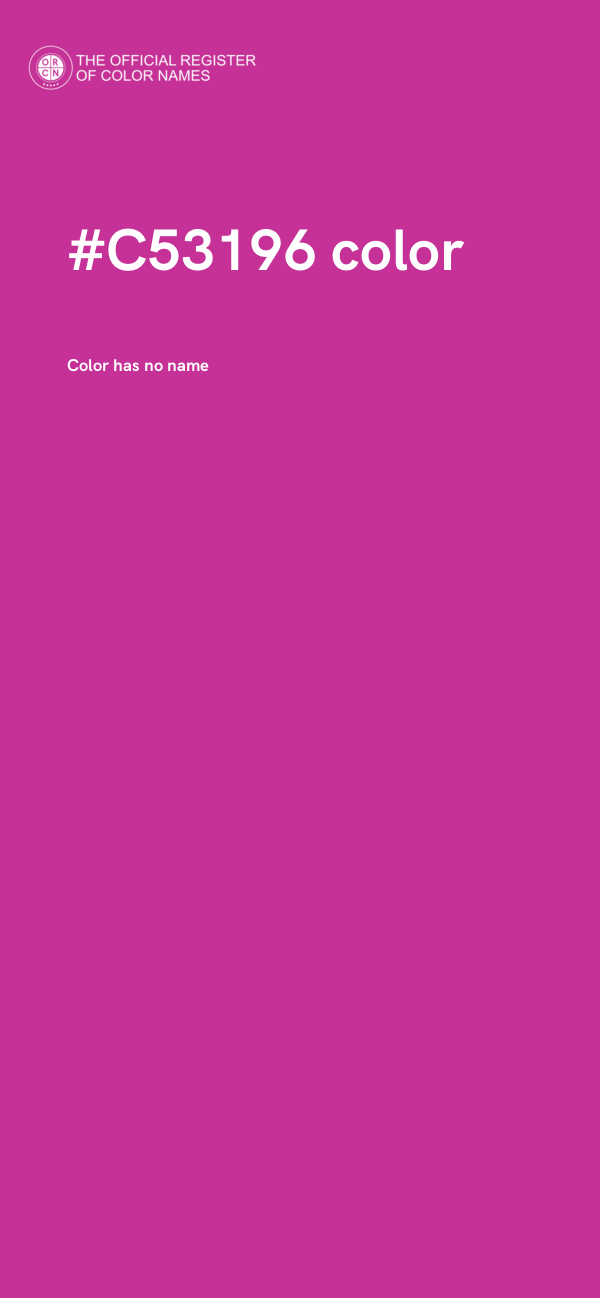 #C53196 color image