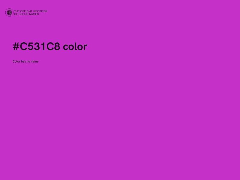 #C531C8 color image