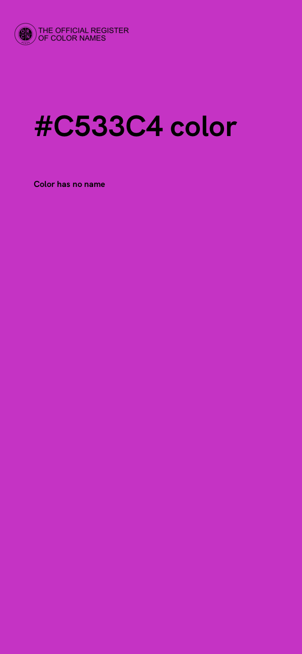 #C533C4 color image