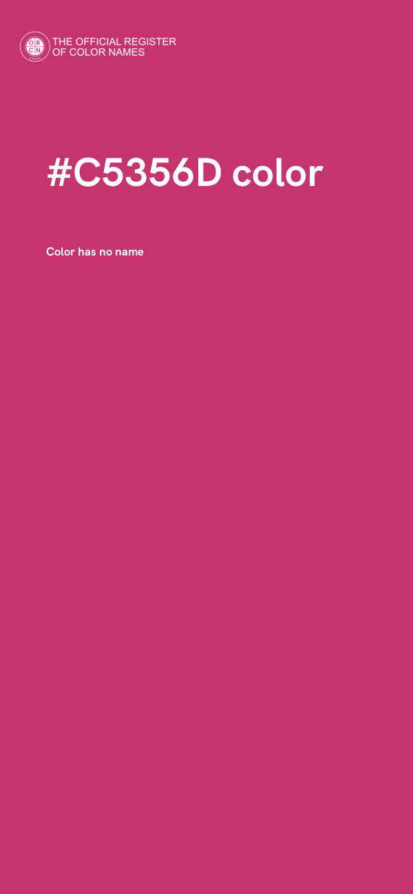 #C5356D color image