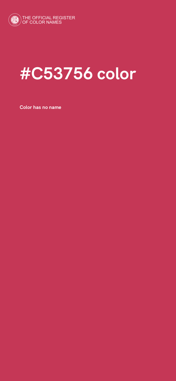 #C53756 color image
