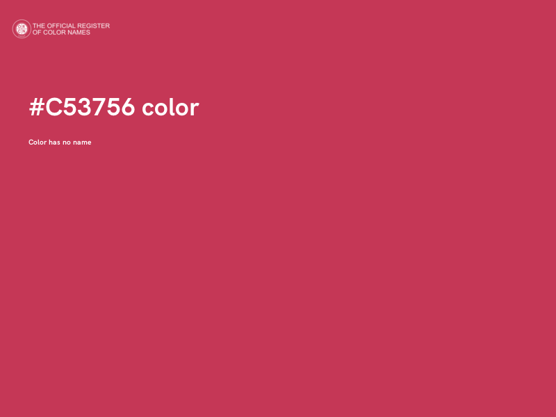 #C53756 color image