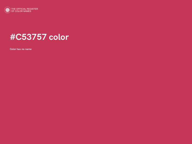 #C53757 color image