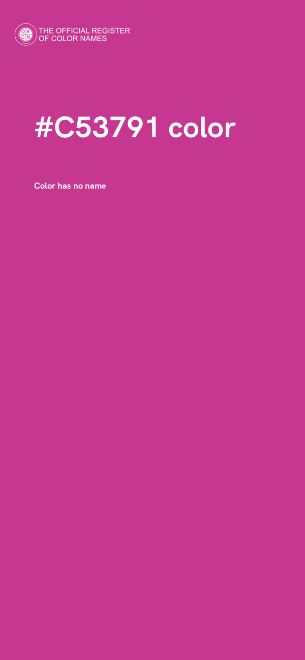 #C53791 color image