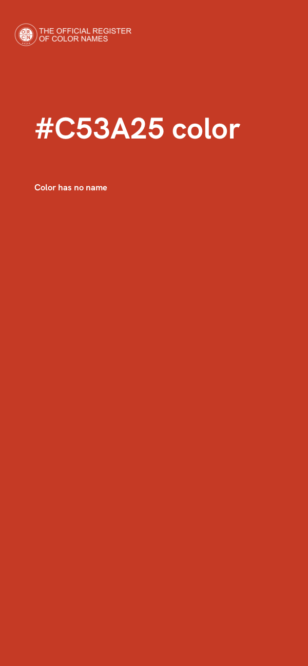 #C53A25 color image