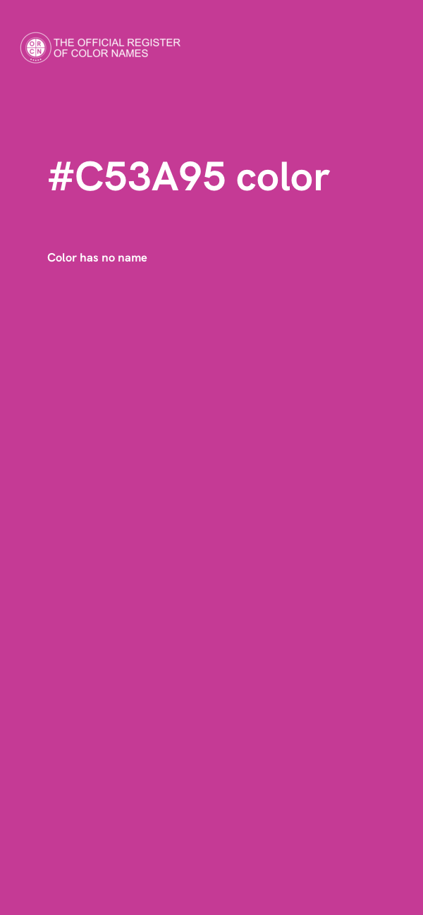 #C53A95 color image