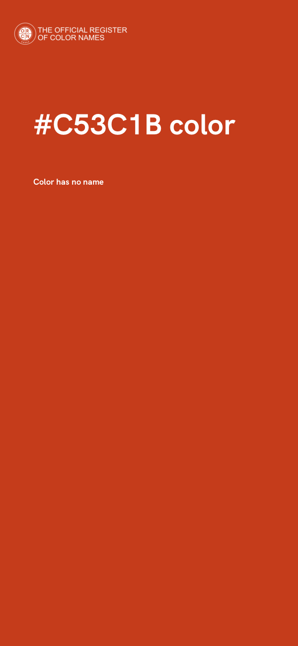 #C53C1B color image