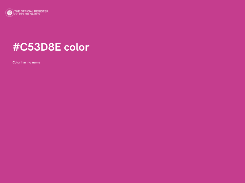 #C53D8E color image