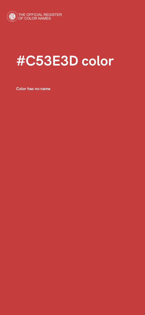 #C53E3D color image
