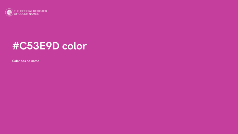 #C53E9D color image
