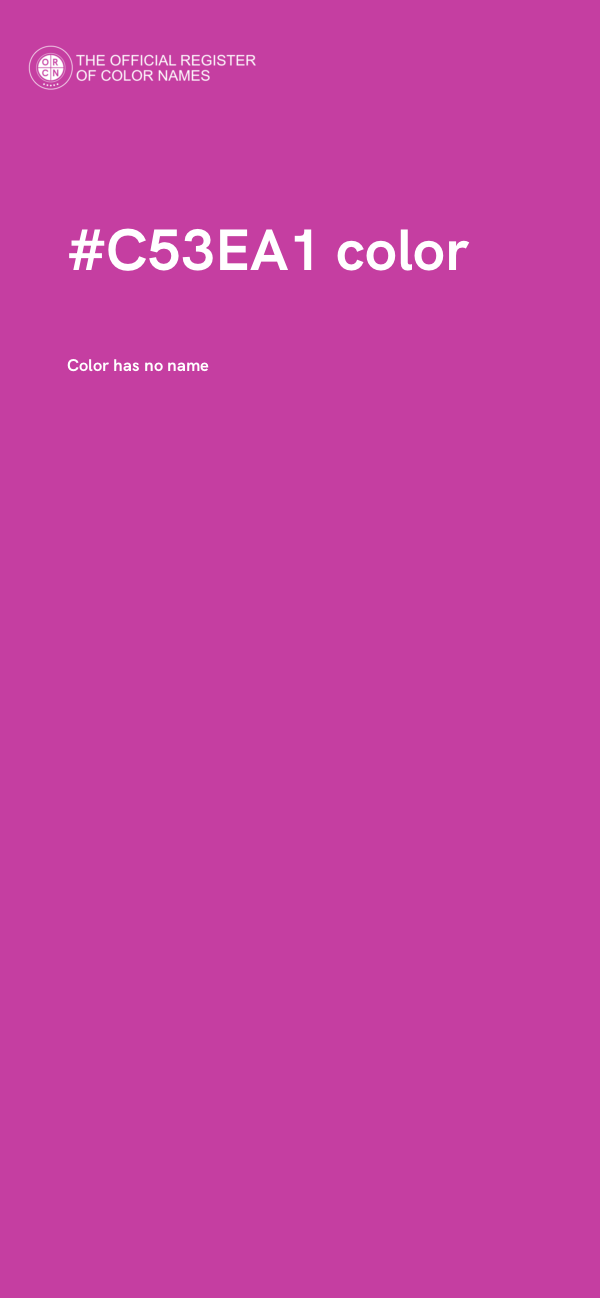 #C53EA1 color image
