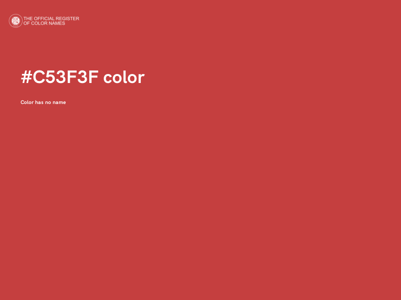 #C53F3F color image