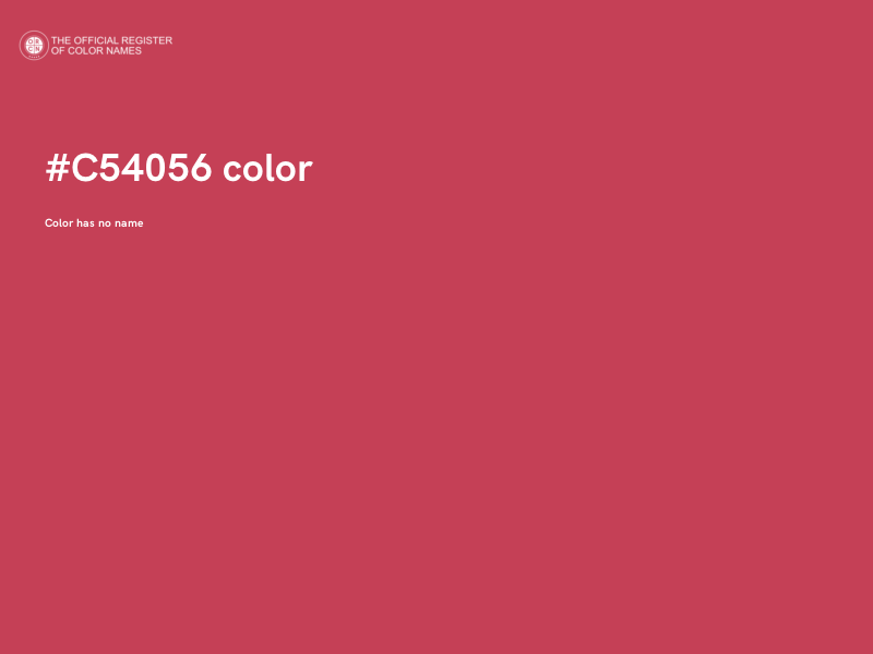 #C54056 color image