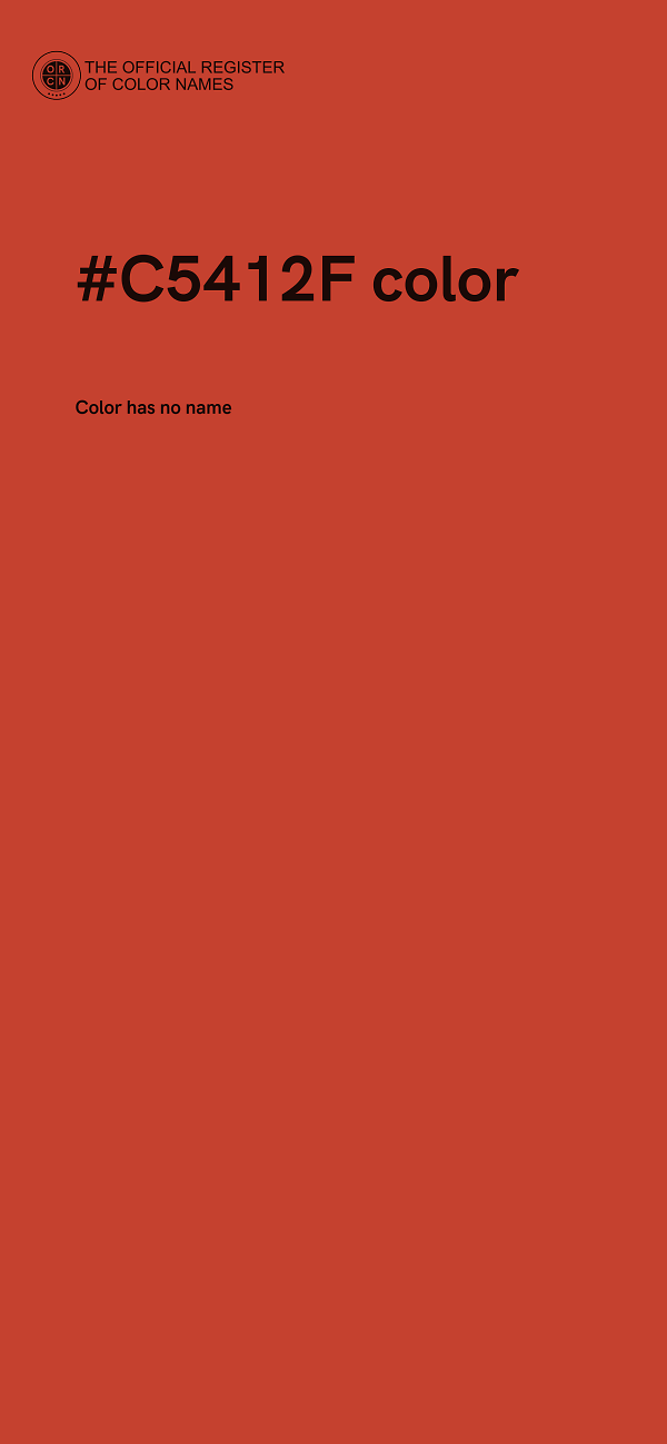#C5412F color image