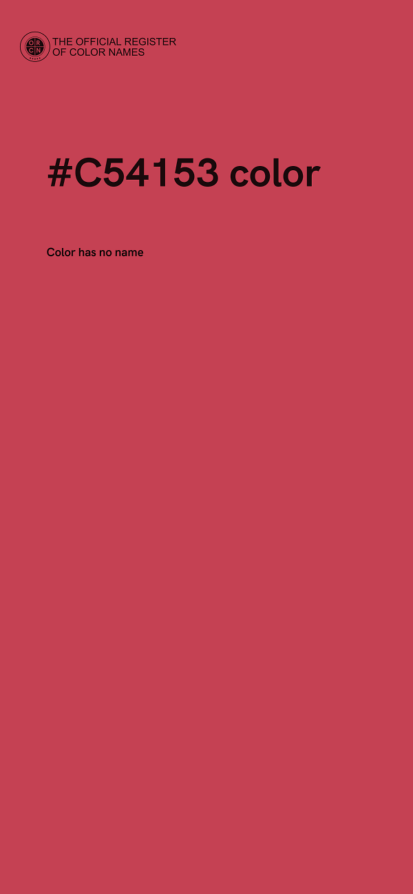 #C54153 color image