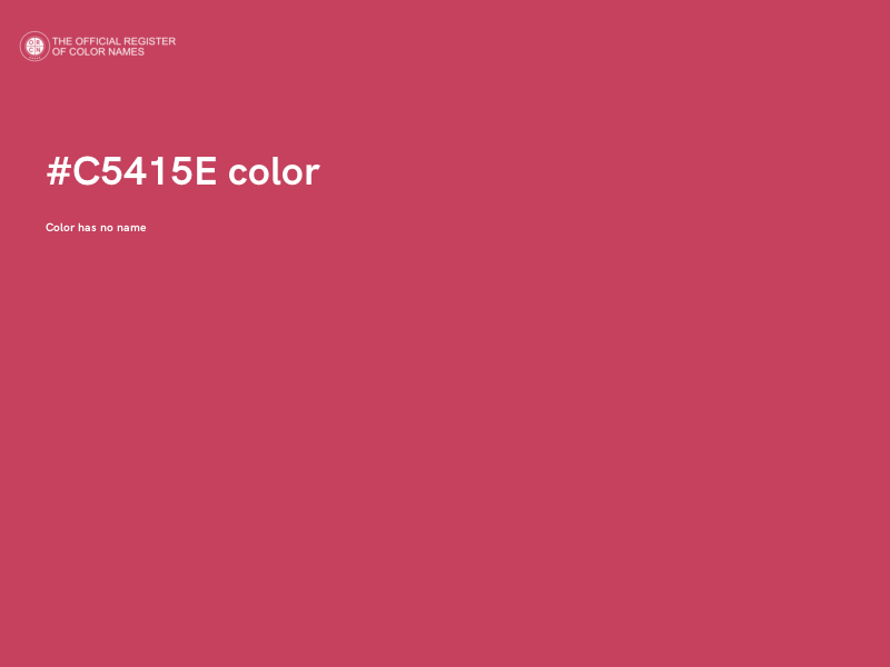 #C5415E color image