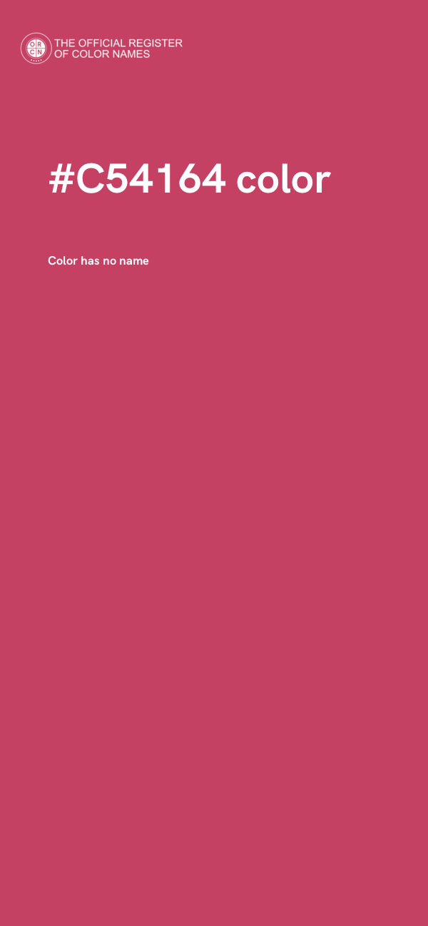 #C54164 color image