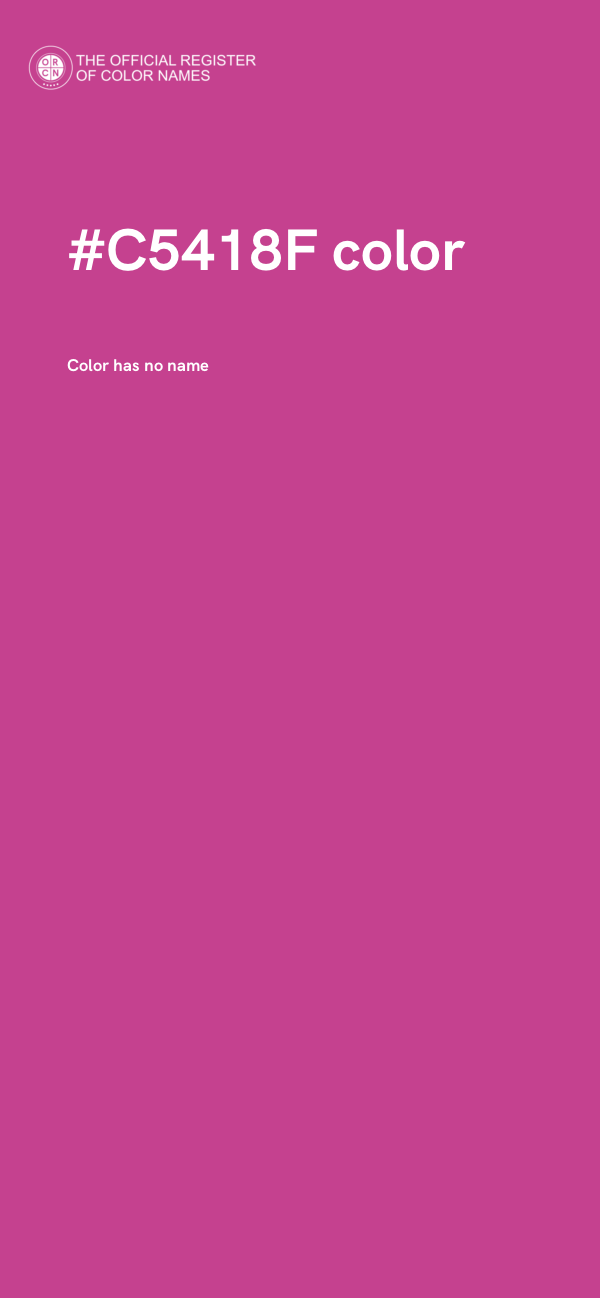 #C5418F color image