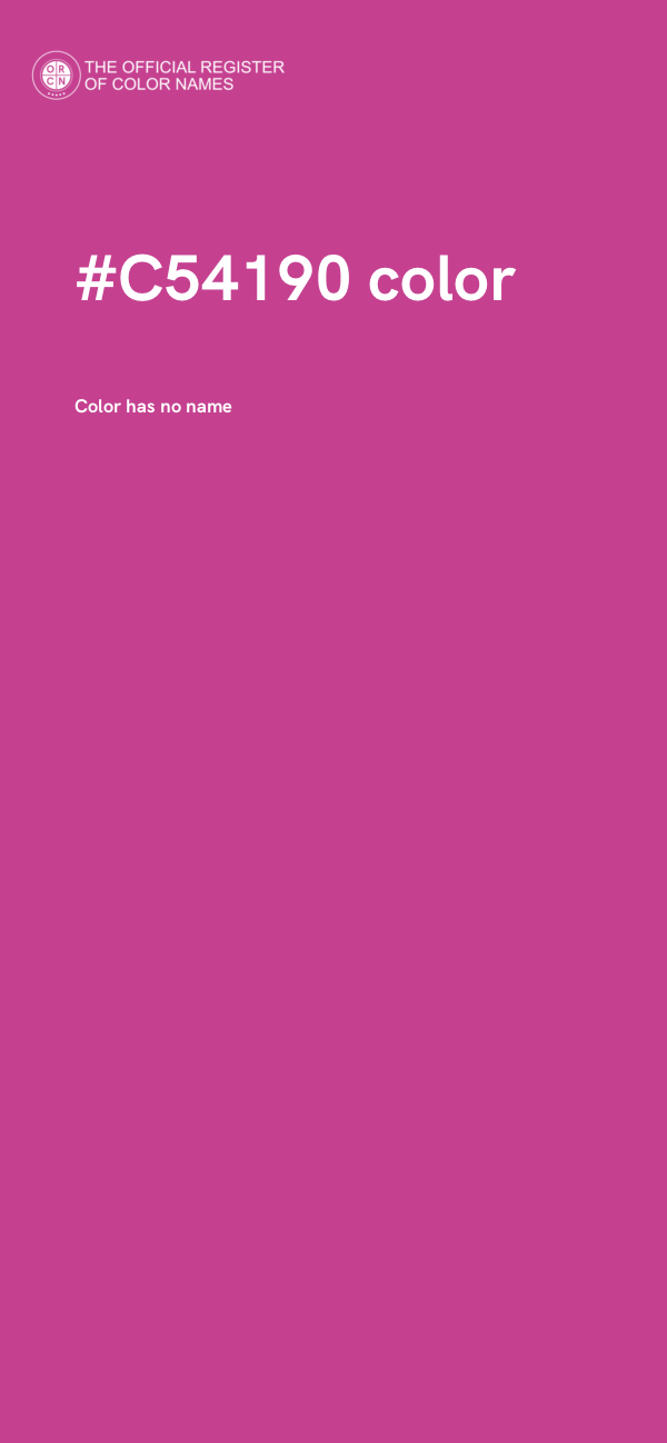 #C54190 color image